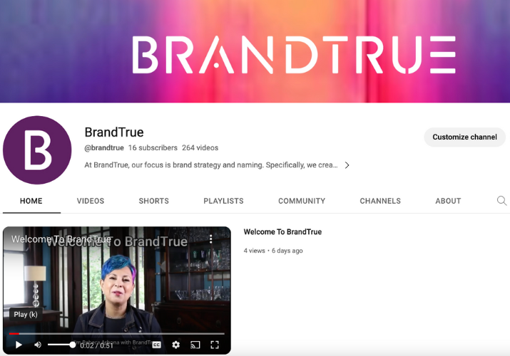Welcome To BrandTrue